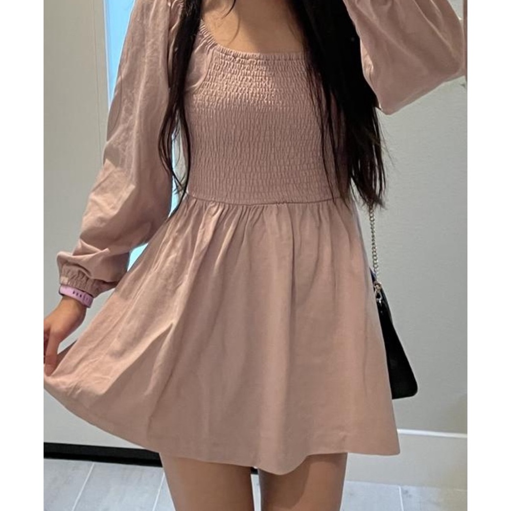 Free People Colette Convertible Mini Dress - Dusty Himalayan